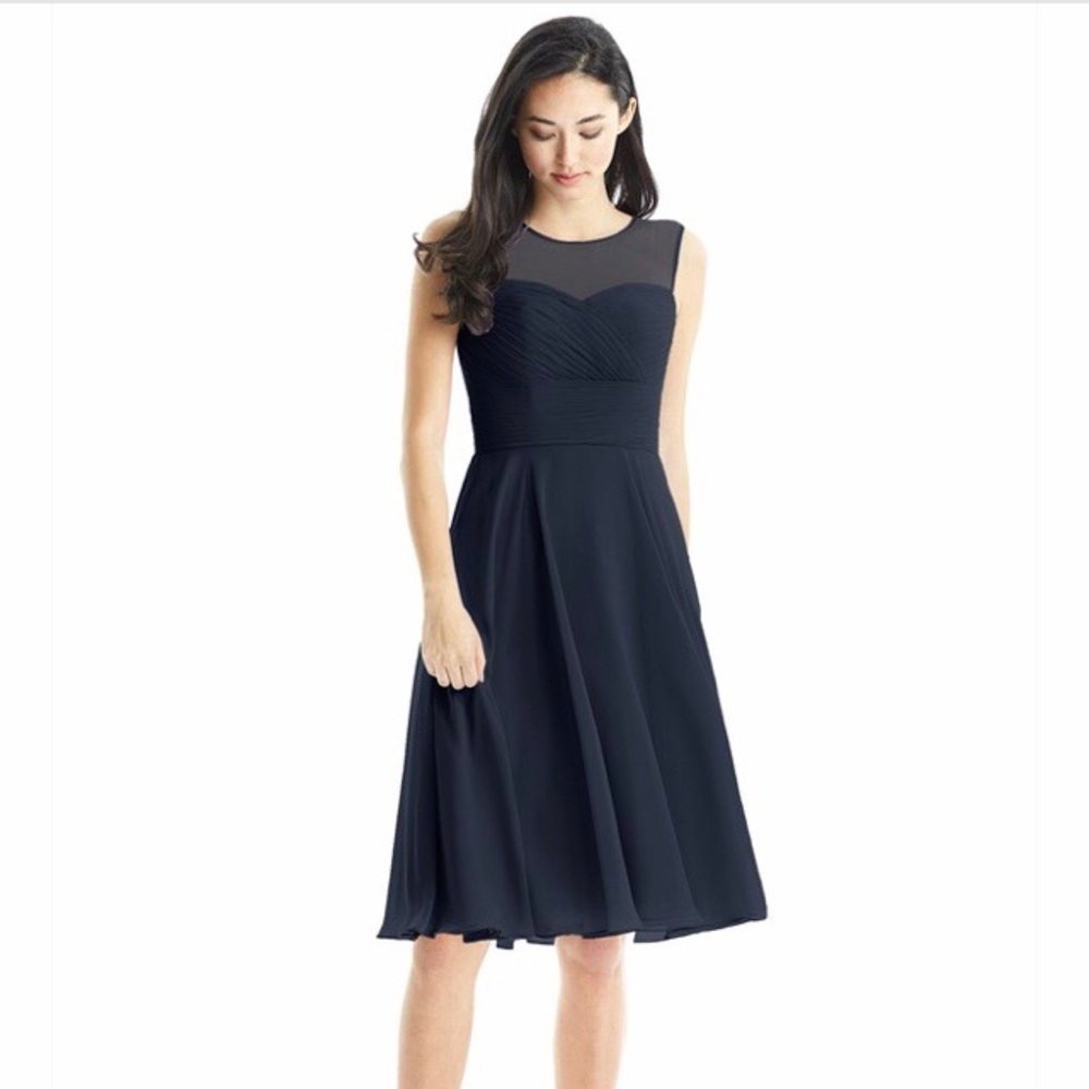 Azazie Scarlett Dark Navy Bridesmaid Dress